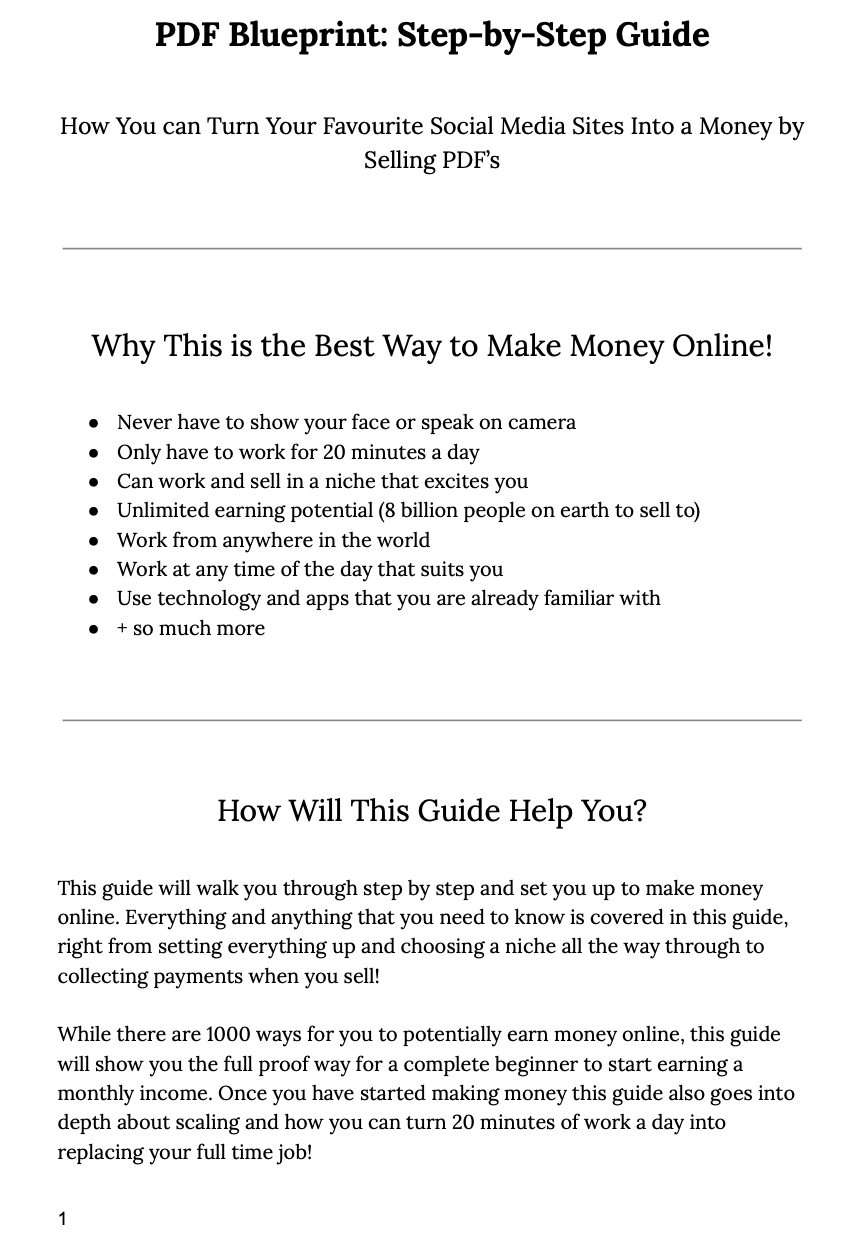 PDF Blueprint: Step-by-Step Guide